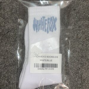 NWT white fox socks